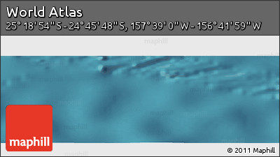 Satellite Panoramic Map of the Area around 25° 2' 21" S, 157° 10' 30" W