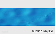 Physical Panoramic Map of the area around 25° 2' 21" S, 158° 1' 30" W