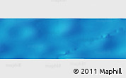 Shaded Relief Panoramic Map of the area around 25° 2' 21" S, 158° 1' 30" W