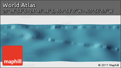 Satellite Panoramic Map of the Area around 25° 2' 21" S, 161° 25' 30" W