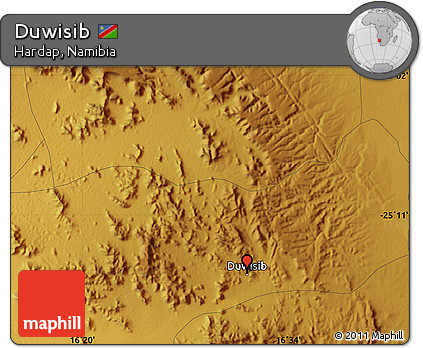 Physical Map of Duwisib