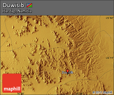 Physical Map of Duwisib