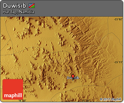 Physical Map of Duwisib