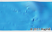 Physical 3D Map of the area around 25° 2' 21" S, 171° 46' 30" E