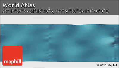 Satellite Panoramic Map of the Area around 25° 2' 21" S, 174° 19' 29" E