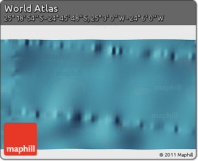 Satellite 3D Map of the Area around 25° 2' 21" S, 24° 34' 30" W