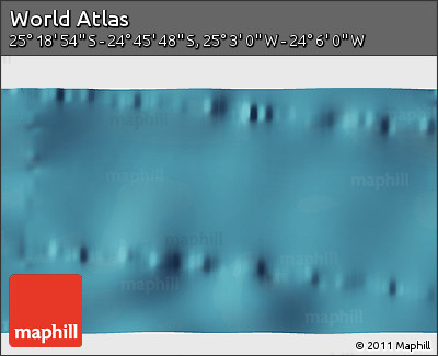 Satellite 3D Map of the Area around 25° 2' 21" S, 24° 34' 30" W