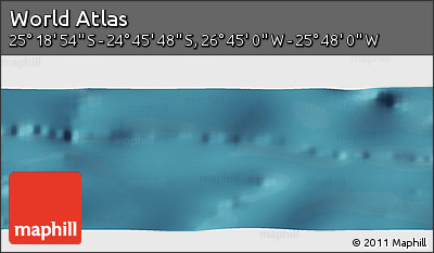 Satellite Panoramic Map of the Area around 25° 2' 21" S, 26° 16' 29" W
