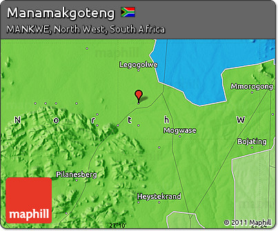 Political Map of Manamakgoteng