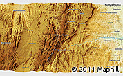 Physical 3D Map of Gqweta