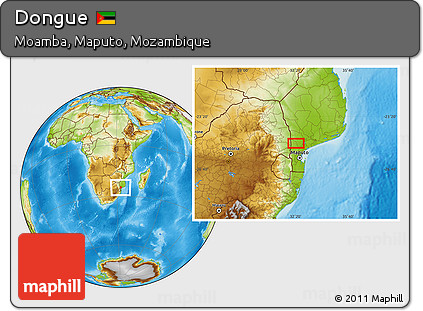 Physical Location Map of Dongue
