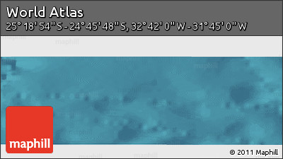 Satellite Panoramic Map of the Area around 25° 2' 21" S, 32° 13' 30" W