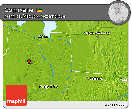 Physical 3D Map of Comixane