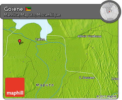 Physical 3D Map of Goiene