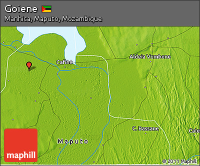 Physical 3D Map of Goiene