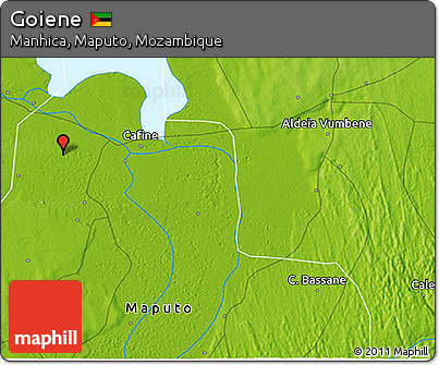 Physical 3D Map of Goiene