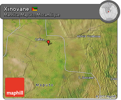 Satellite 3D Map of Xinovane