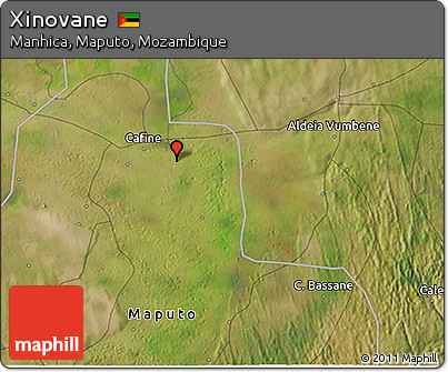 Satellite 3D Map of Xinovane