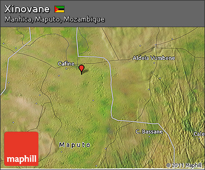 Satellite 3D Map of Xinovane