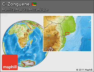 Physical Location Map of C. Zonguene