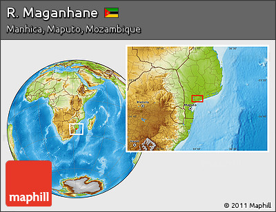 Physical Location Map of R. Maganhane