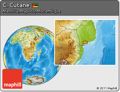 Physical Location Map of C. Cutane