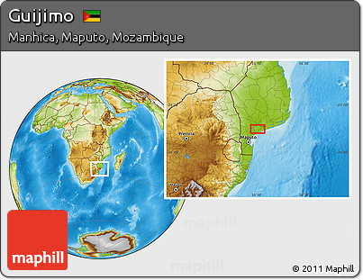 Physical Location Map of Guijimo