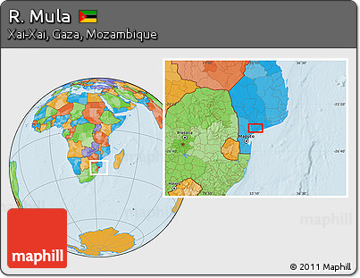 Political Location Map of R. Mula
