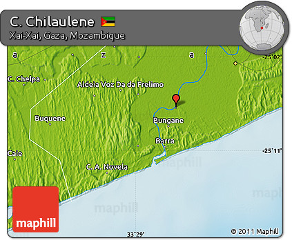 Physical Map of C. Chilaulene