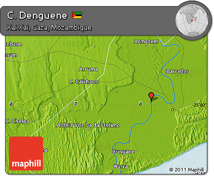 Physical Map of C. Denguene