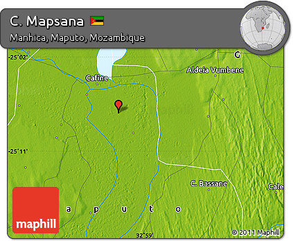 Physical Map of C. Mapsana
