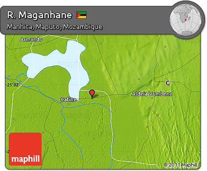 Physical Map of R. Maganhane
