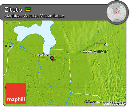Physical Map of Zituto