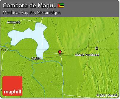 Physical Map of Combate De Magul