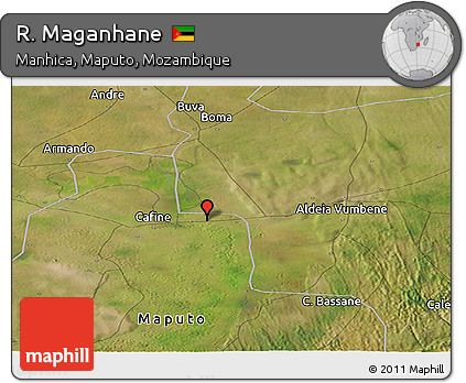 Satellite Panoramic Map of R. Maganhane