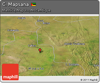 Satellite Panoramic Map of C. Mapsana
