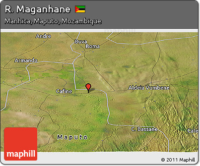 Satellite Panoramic Map of R. Maganhane