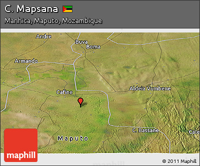 Satellite Panoramic Map of C. Mapsana