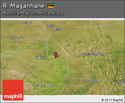 Satellite Panoramic Map of R. Maganhane
