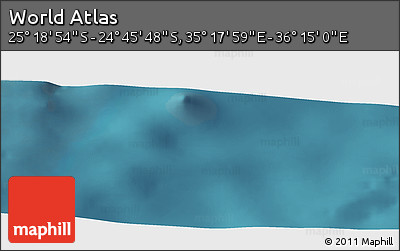 Satellite Panoramic Map of the Area around 25° 2' 21" S, 35° 46' 29" E