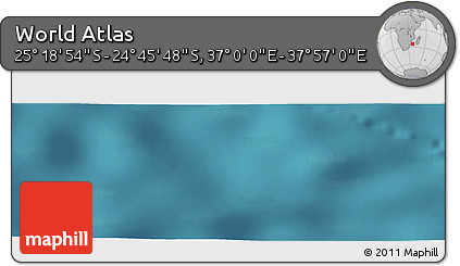 Satellite Panoramic Map of the Area around 25° 2' 21" S, 37° 28' 30" E