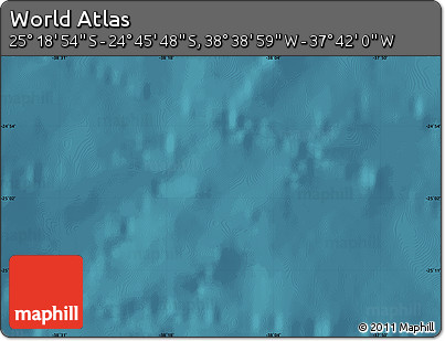 Satellite Map of the Area around 25° 2' 21" S, 38° 10' 29" W