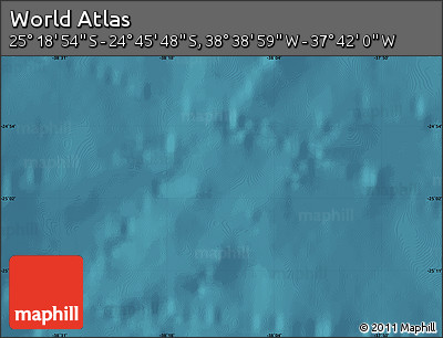 Satellite Map of the Area around 25° 2' 21" S, 38° 10' 29" W