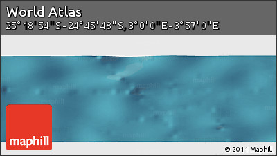 Satellite Panoramic Map of the Area around 25° 2' 21" S, 3° 28' 30" E