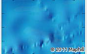 Physical Map of the area around 25° 2' 21" S, 3° 19' 30" W
