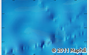 Shaded Relief Map of the area around 25° 2' 21" S, 3° 19' 30" W