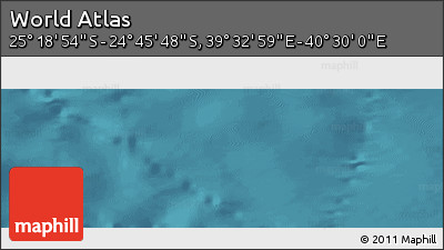 Satellite Panoramic Map of the Area around 25° 2' 21" S, 40° 1' 29" E