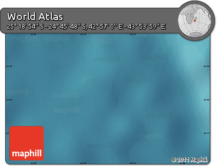 Satellite Map of the Area around 25° 2' 21" S, 43° 25' 29" E