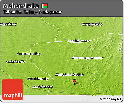 Physical 3D Map of Mahendraka