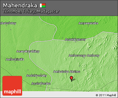 Political 3D Map of Mahendraka